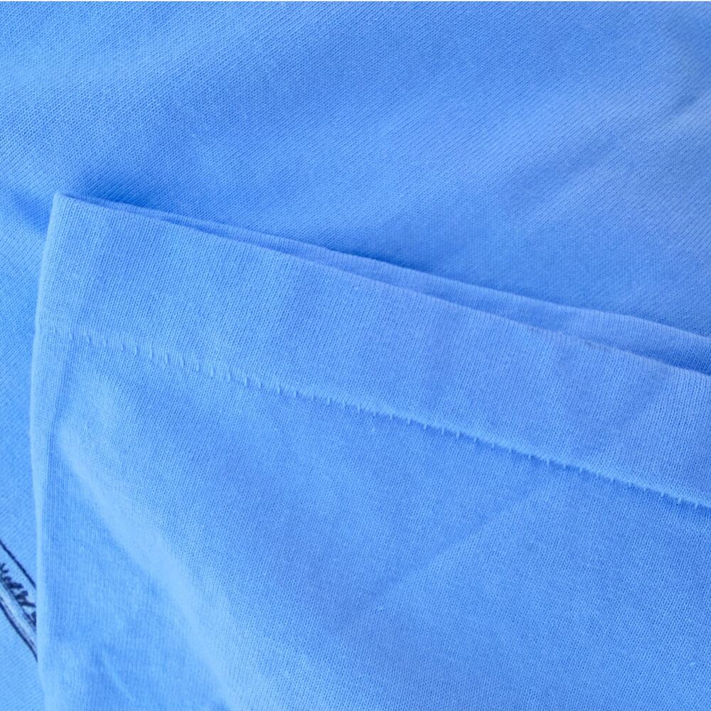 Screen Stars Best C-5 Galaxy Single Stitch T Shirt Mens XL Blue USA Made Vintage - Picture 5 of 6